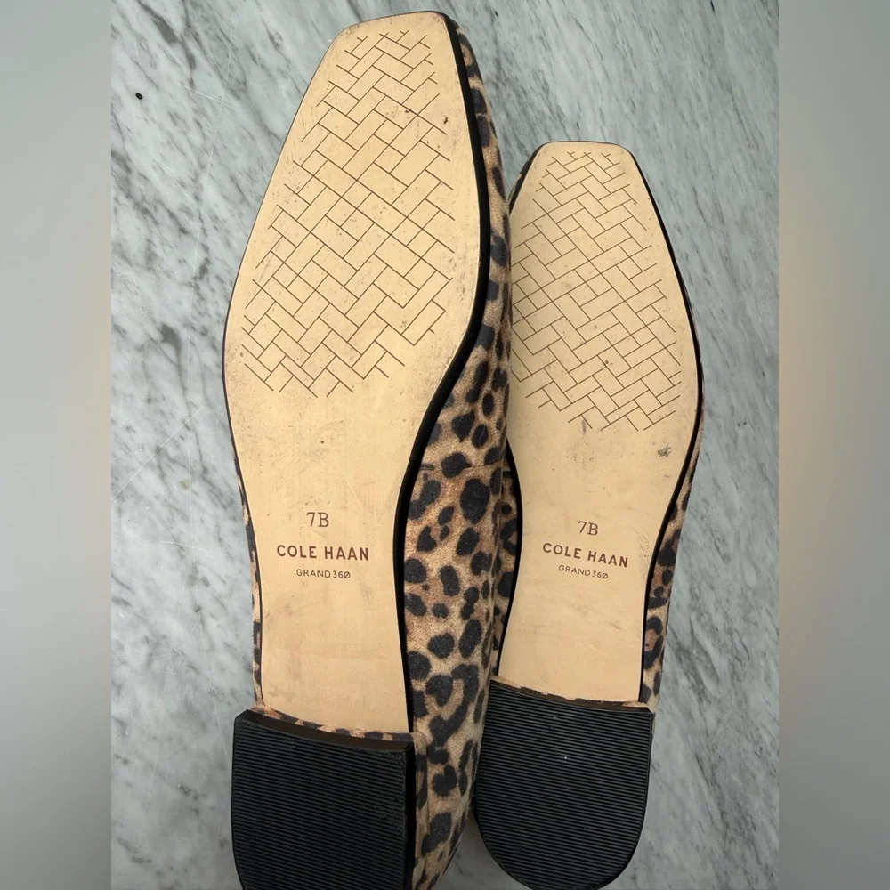 COLE HAAN Suede Bethany Ballerina Flat - Picture 7 of 10